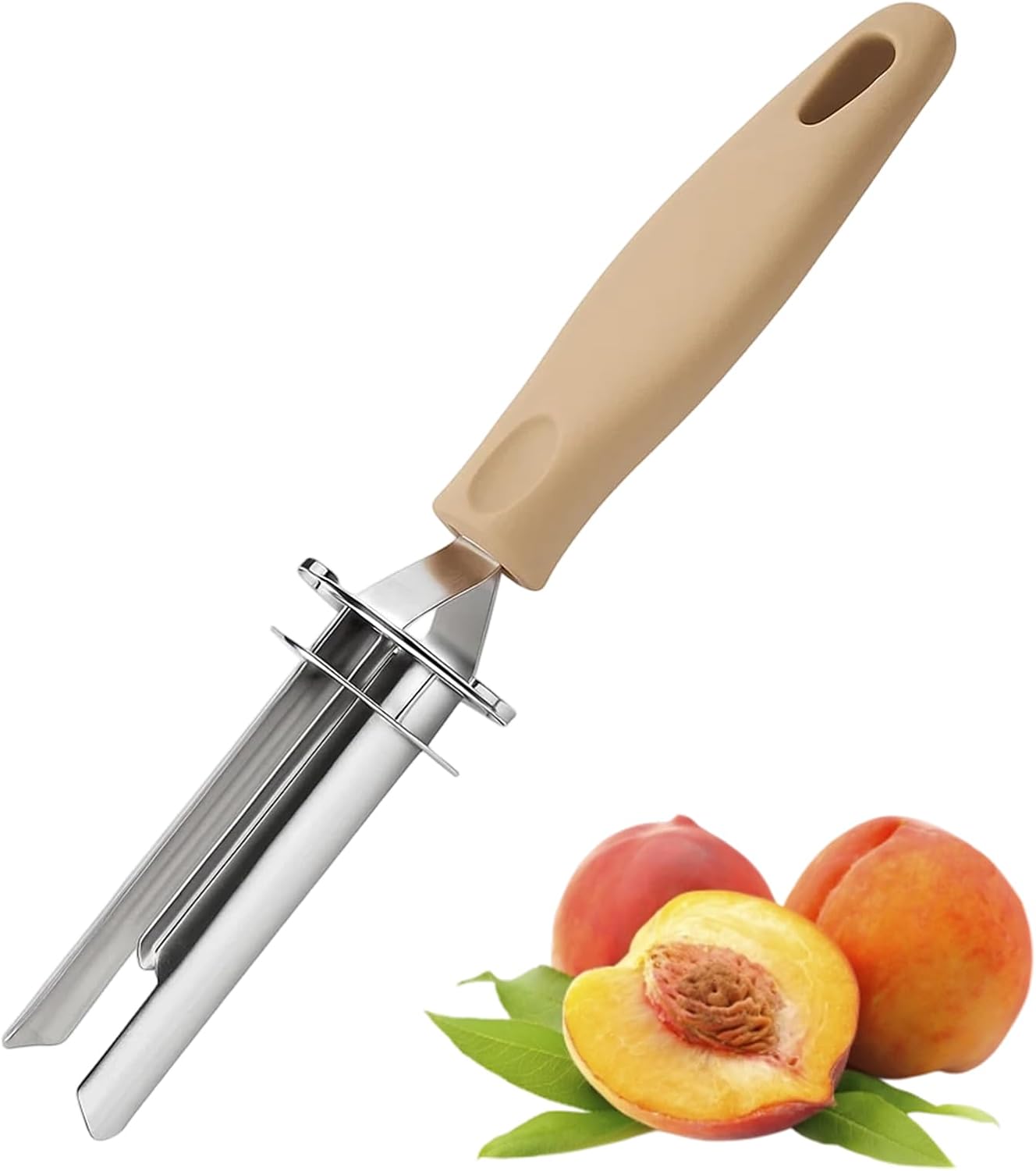 ZHLKHIOP Adjustable Apple Corer & Pepper Corer Tool - Quick Core Removal, Dishwasher Safe for Meal Prep