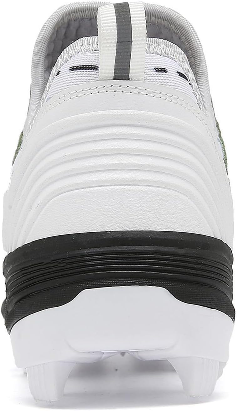 [SDEQA] 男性用クリケットシューズラバースパイク野球ソフトボールシューズ芝&amp;草のための滑り止め軽量