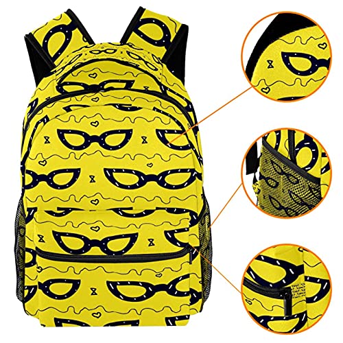 Sac à dos de voyage pour enfants et garçons jaune style décontracté - 3