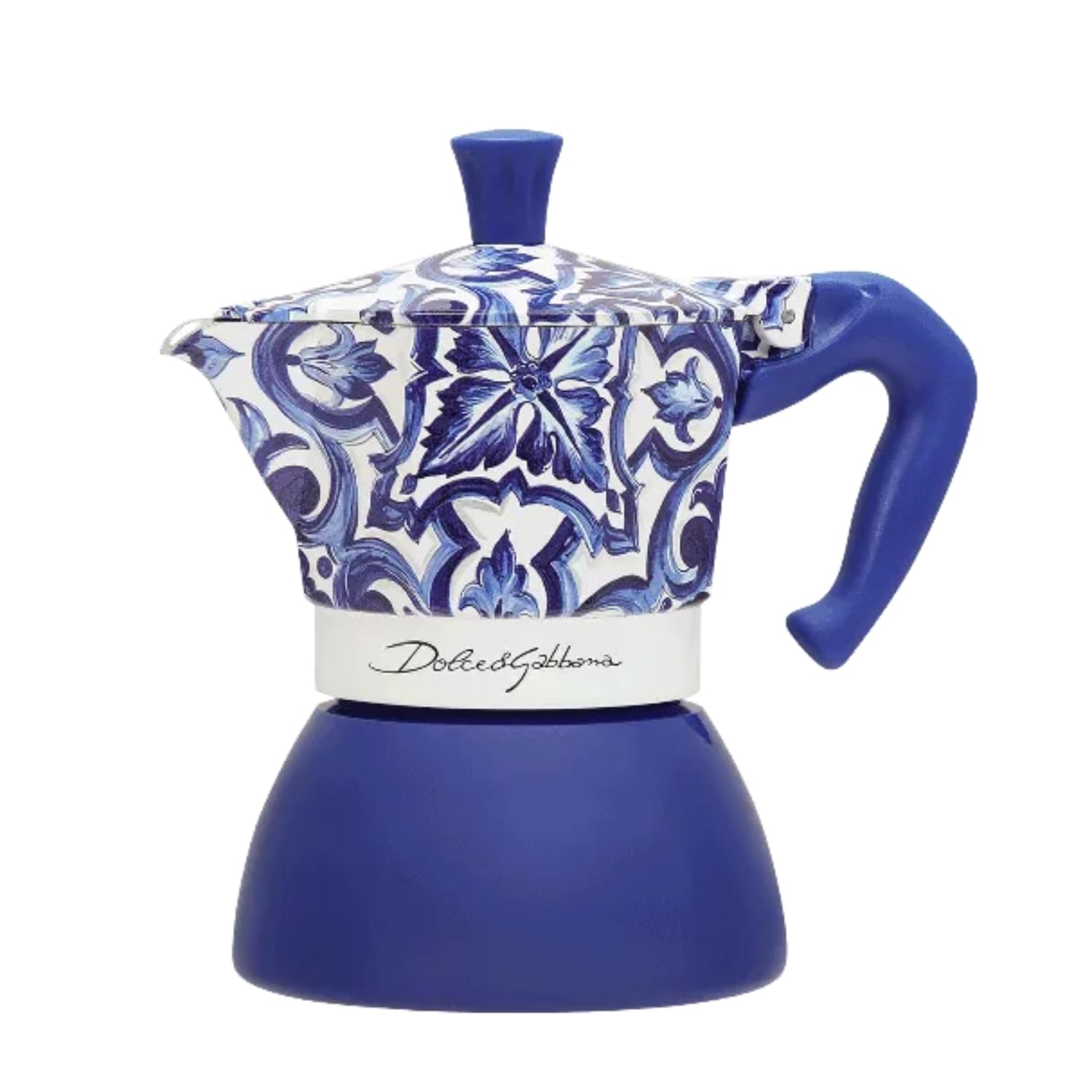 Bialetti Dolce & Gabbana Mocinduction Blue Mediterraneo 4 tazas de inducción (cafetera, café expreso)