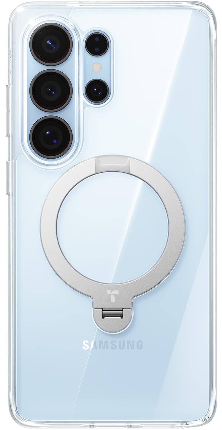 TORRAS Q3 Spin for Samsung Galaxy S26 Ultra Case with 360 Magnetic Stand, Fit for MagSafe, 4X Military-Grade Shockproof Case for Samsung S26 Ultra 6.9", Clear