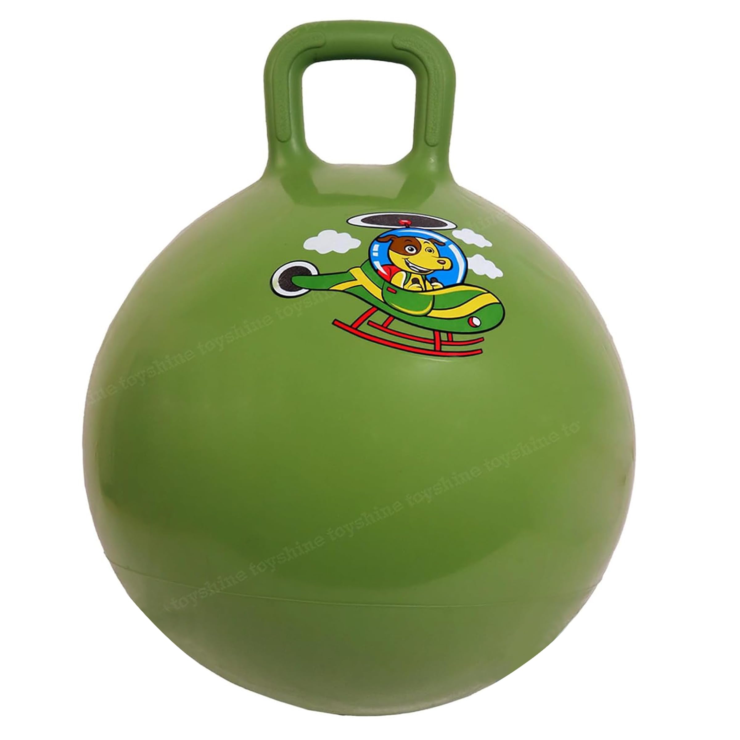 Toyshine 55cm Hopper Ball Inflatable Hopping Balls Jumping Therapy Toys Sit and Bounce Ball with Handle for Kids Ages 5+