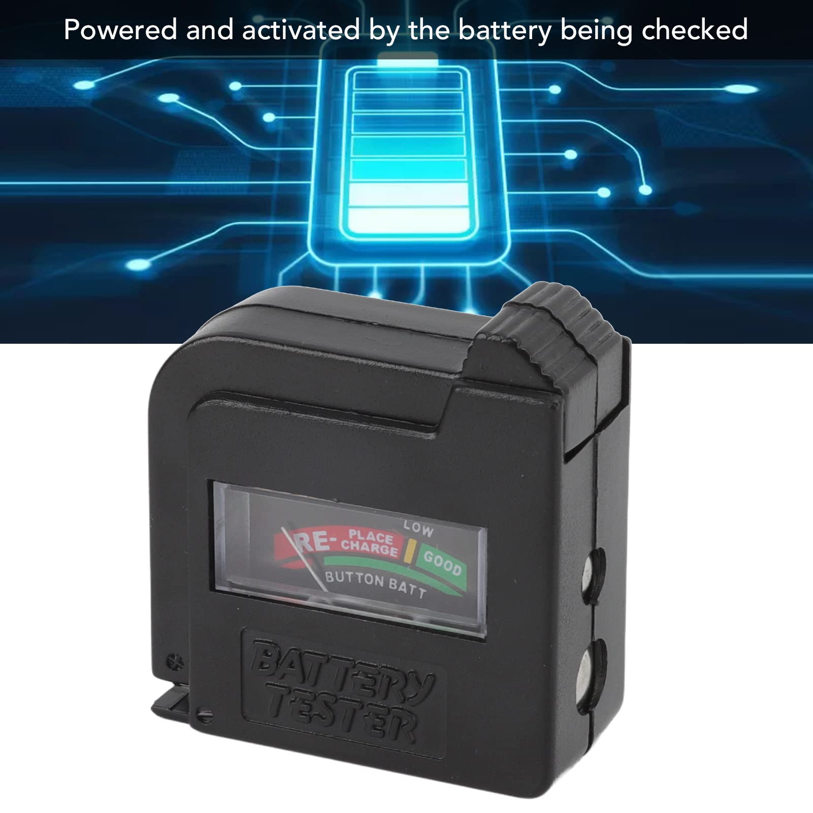Tester Digitale Per Batterie AA/AAA – Con Display LCD, Leggero, Per Pile Cilindriche E A Bottone (1.5V E 3V) - 4