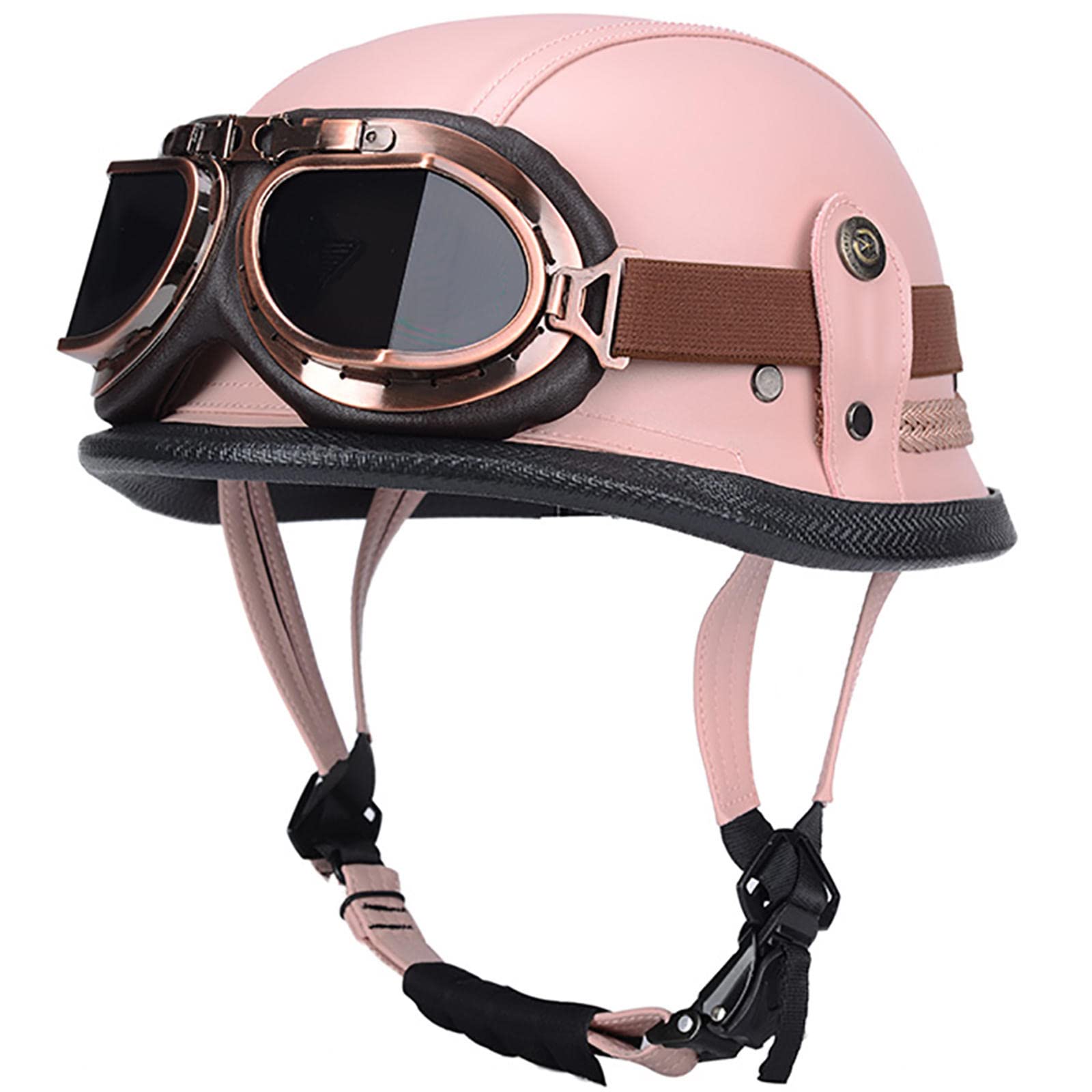 Casque bol vintage contre la chaleur en ville pour pilote de chopper XL