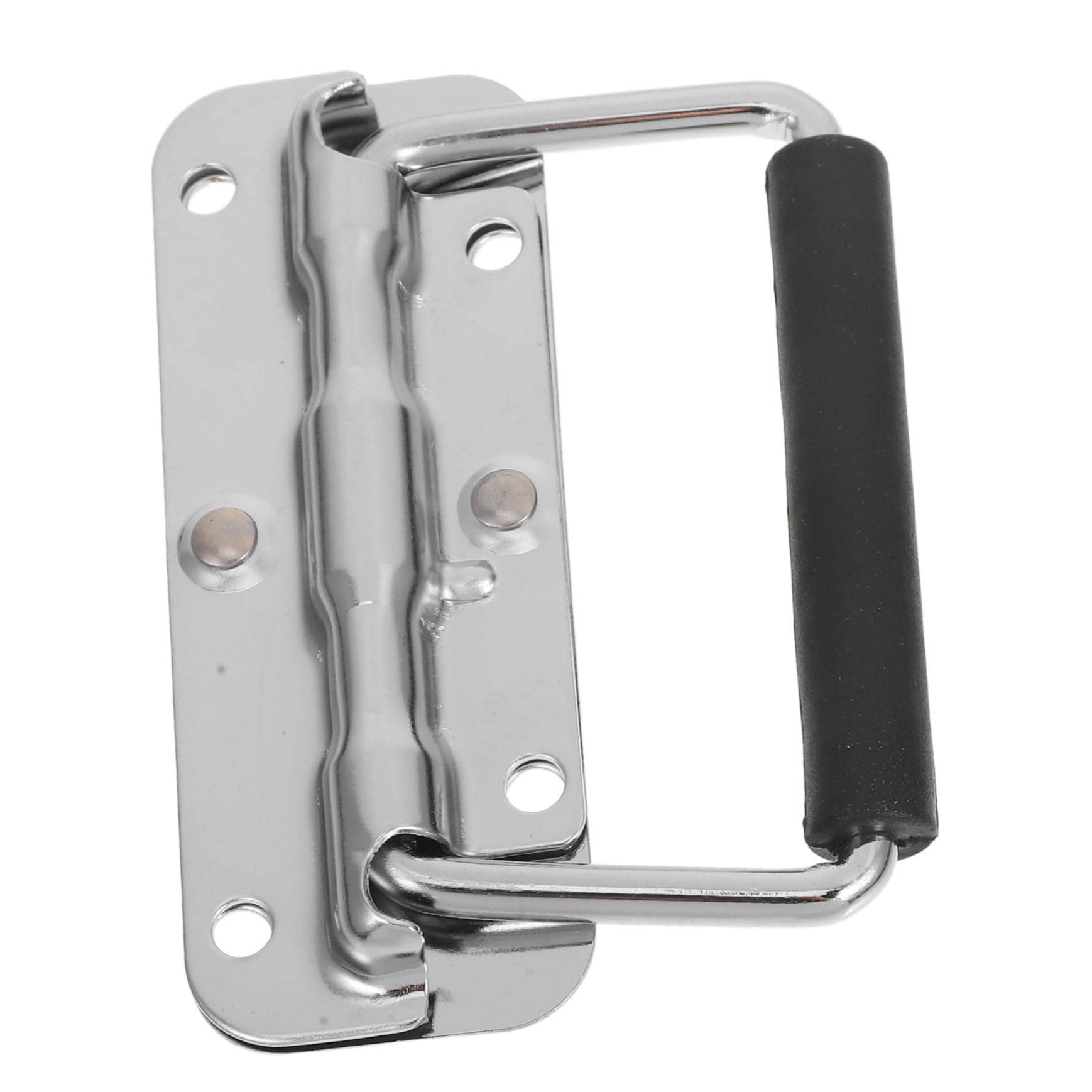 ERINGOGO Stainless Steel Tool Box Handle Heavy Duty Foldable Pull Handle Spring Action for Suitcases Cabinets