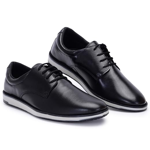 Sapato Social Masculino Derby Cap Toe Sofisticado Confortável Elegante Dia a Dia