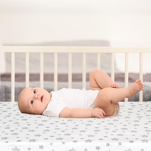 Miniatura 7 de Sábanas impermeables para moisés, paquete de 2 unidades, compatibles con Mika Micky & MiClassic y Milliard, se adapta a la mayoría de colchones de