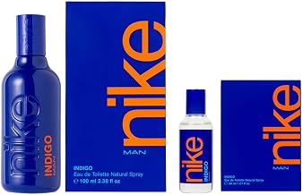 NIKE - Indigo Promotion 100ml + 30ml, Men's Cologne, Pack 2 Products, Perfume Format Spray, Male Eau de Toilette, Woody Fruit Scent, Youth Fragrance