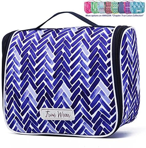Chapter: True Colors. Large Makeup & Cosmetic Hanging Toiletry Bag Travel Organizer for Men & Women - Pure Purple Lust