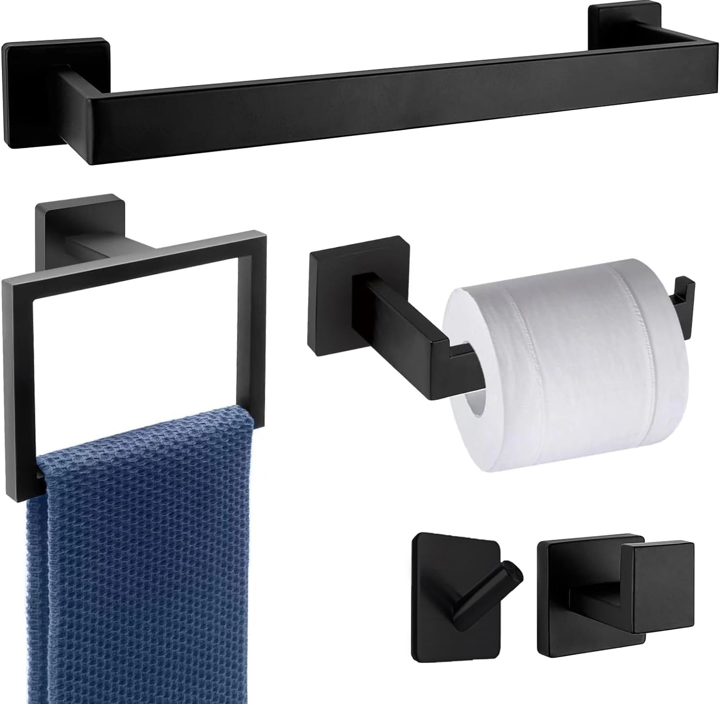 Toptowel 5-PCS 23.6inch Bathroom Hardware Set,Include 23.6