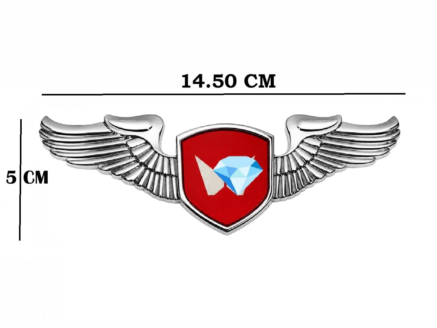 AUTOMASH Car Front Hood 3D Metal Bonnet Emblem Sticker Compatible