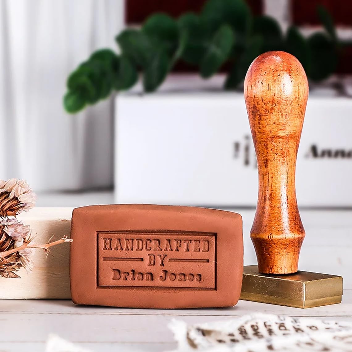 Tampon De Poterie Personnalisé, Tampon Signature De Poterie, Tampon En Argile Personnalisé, Tampon En Céramique, Cadeau Pour Professeur De Poterie - Canada