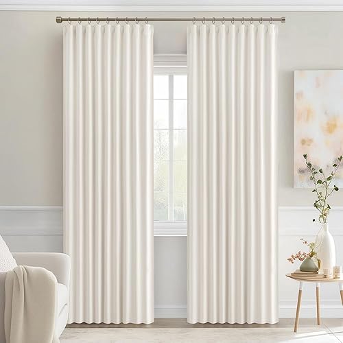 Miniatura 362 de MIULEE Cortinas Opacas de Pestaña Trasera Verde Salvia de 84 Pulgadas de Largo, Juego de 2 Paneles para Sala de Estar y Dormitorio, Privacidad