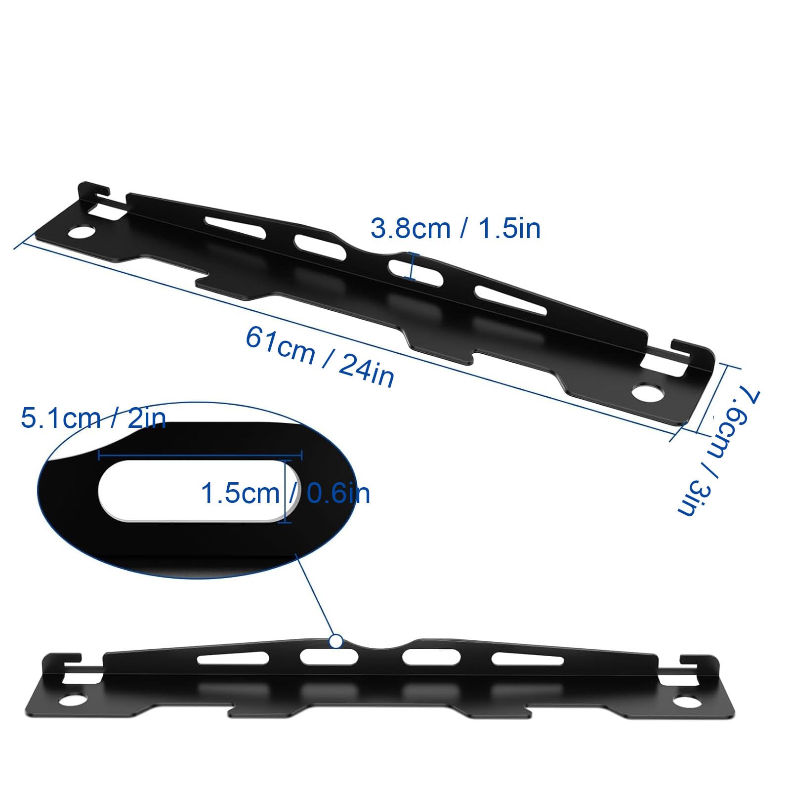ASHATA 2 Set Di Strumenti Di Allineamento Ruote Automobili, Kit Di Allineamento Preciso Dita con Nastro di Misura per I Proprietari di Veicoli, In Acciaio Legato Durevole, Nero