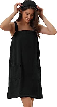 Socks For Women Women's 100% Cotton Terry Spa Bath Towel Wrap Dress With Mansfield Hotel And Spa Robe - Foto 9