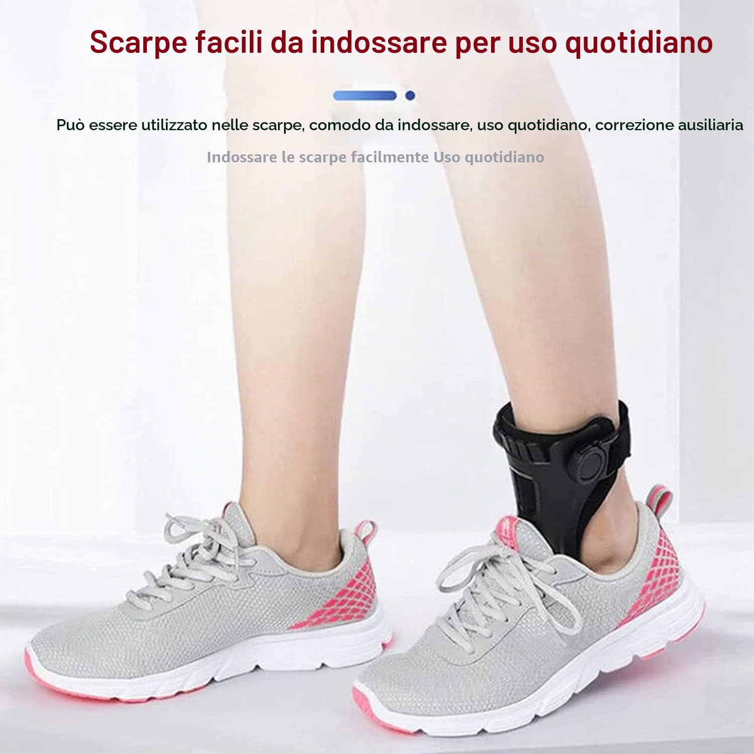 Tutore Piede Cadente, Ortesi Plantare Morbida AFO Equilibrio Leggero Tutore Per Piede Cadente Ortesi Per Piede Supporto Per Caviglia Tutore Caviglia Per Camminare Right,XL