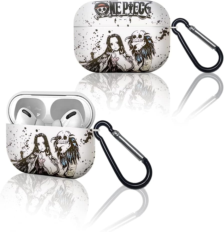 Protective Case Compatible with Apple AirPods 4 Generation: DDDWJK Creative Anime Cool TPU Shock-Proof Cover for Earphone Wireless Charging with Keychain,for Men Women Boys Girls Teens (Hancock)