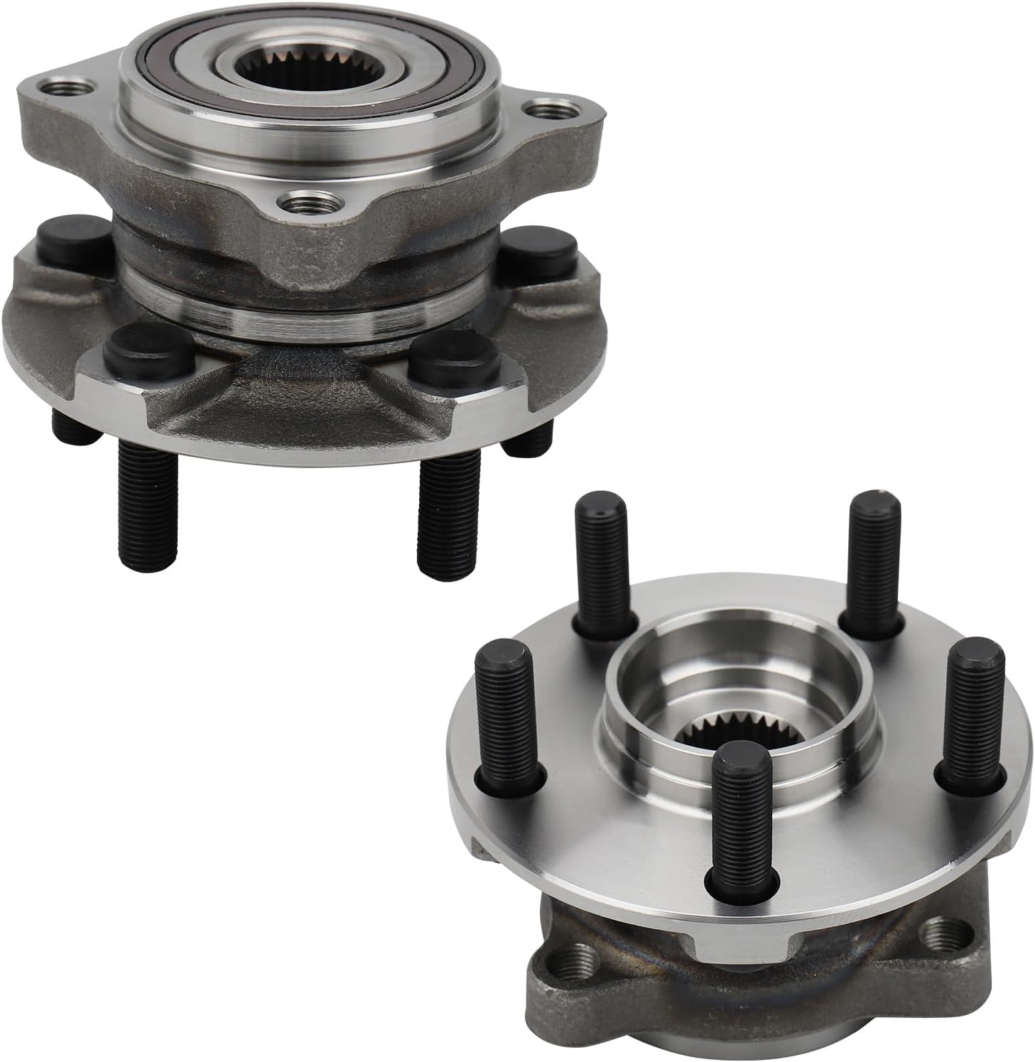 【Pair】 DRIVESTAR 513303 Front Left or Right Wheel Hub & Bearing Assembly for Subaru Impreza 2008-14/ Forester 2009-14/ Legacy/Outback 2005-14/ XV Crosstrek/WRX 2013-14, 5 Lugs w/ABS