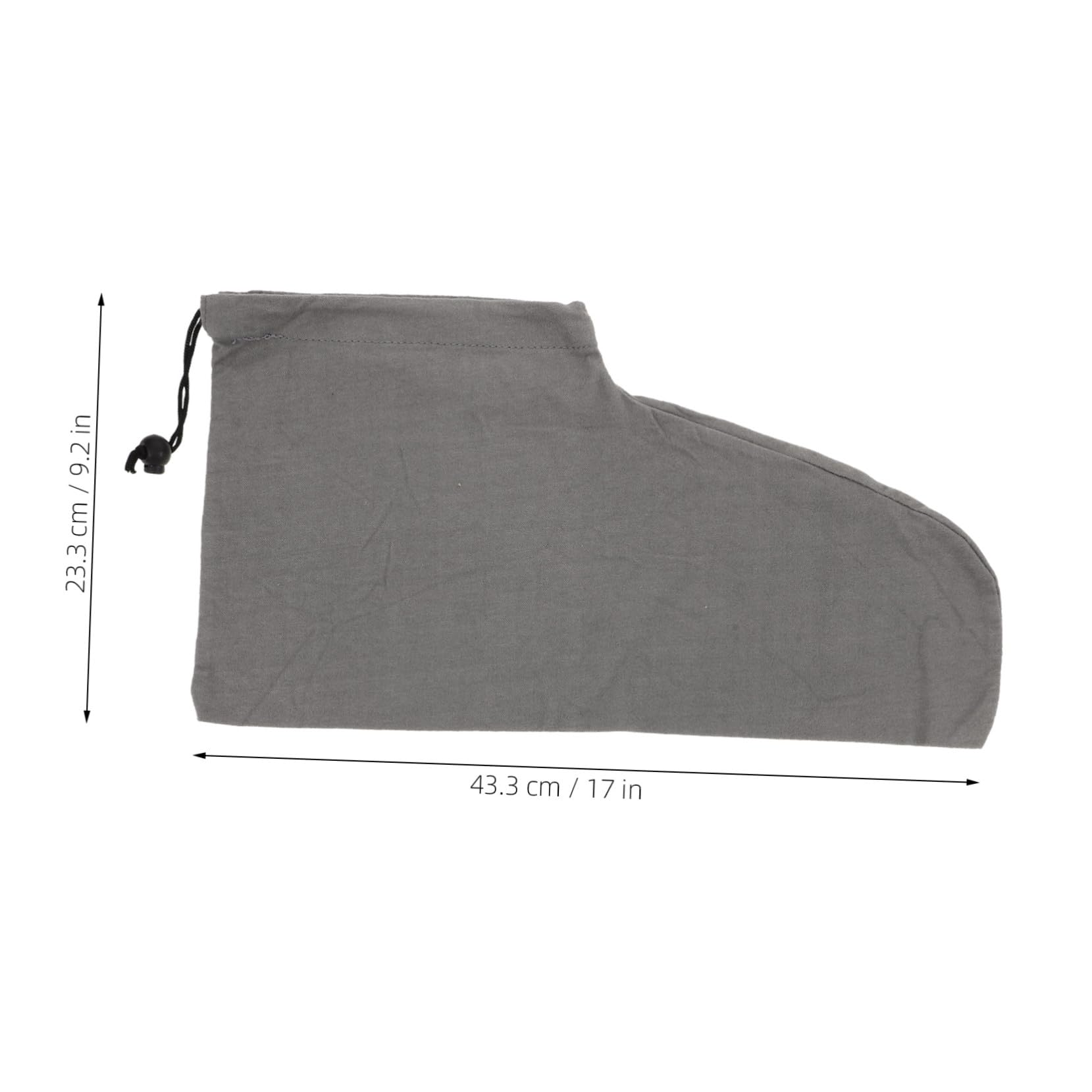 KOMBIUDA 6 Pezzi Sacchetti per Scarpe da Viaggio in Cotone con Coulisse Organizer Scarpe Portatile per Uomo e Donna Sacchetti Multi-pair per Viaggi e Conservazione Casa Grigio Scuro