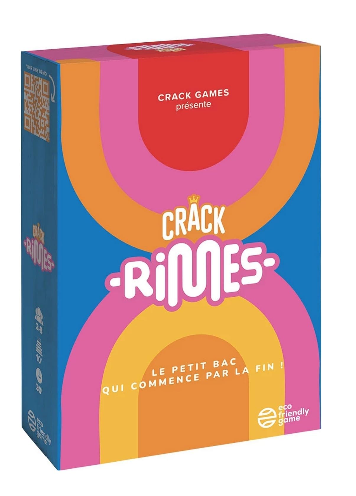 Set Crack Rimes + Crack List La Recrécrécréation in Französisch + 1 Decap Blumie – Kartenspiel – 2 bis 8 Spieler – ab 7 Jahren