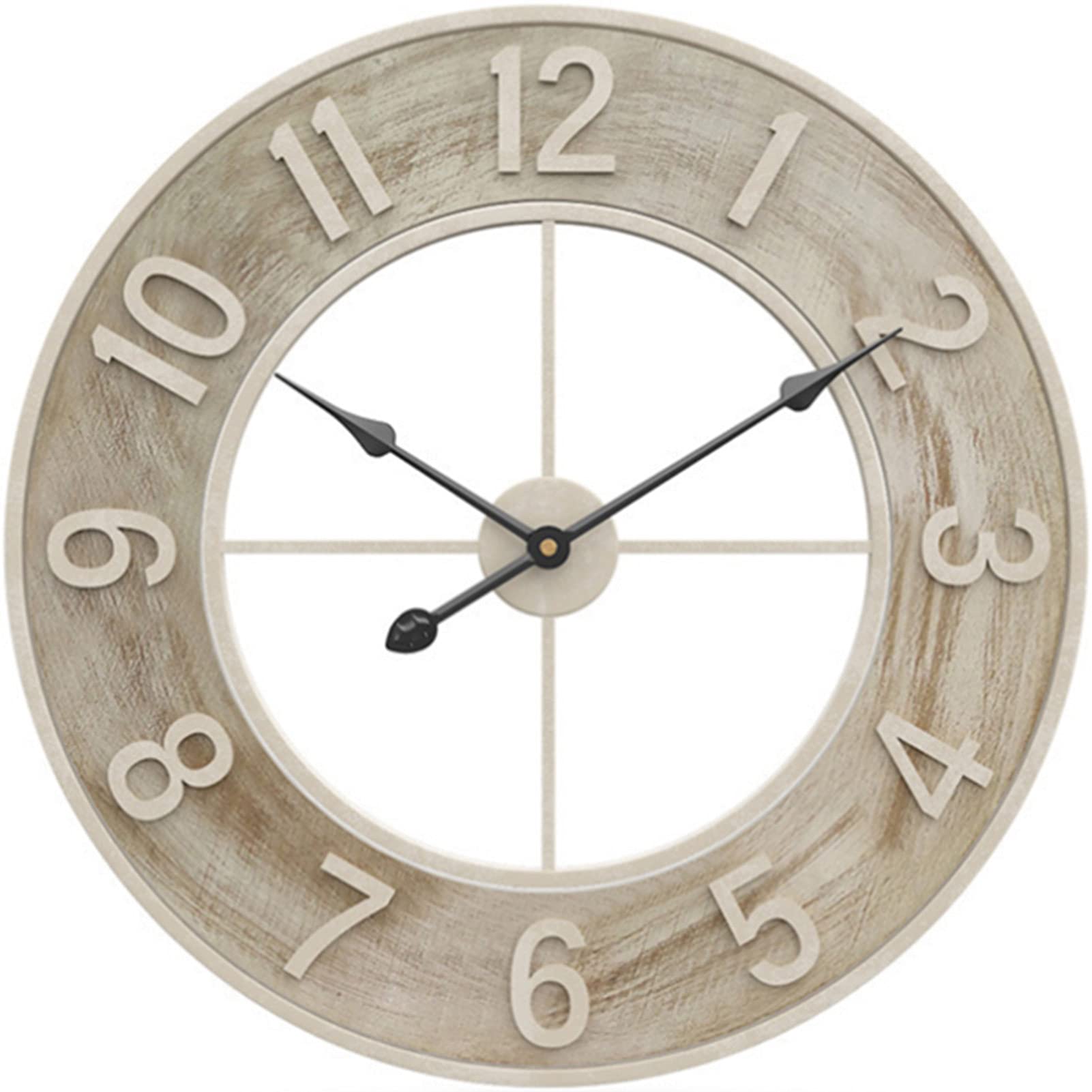 Orologio da parete da giardino impermeabile 60 cm ferro battuto vintage
