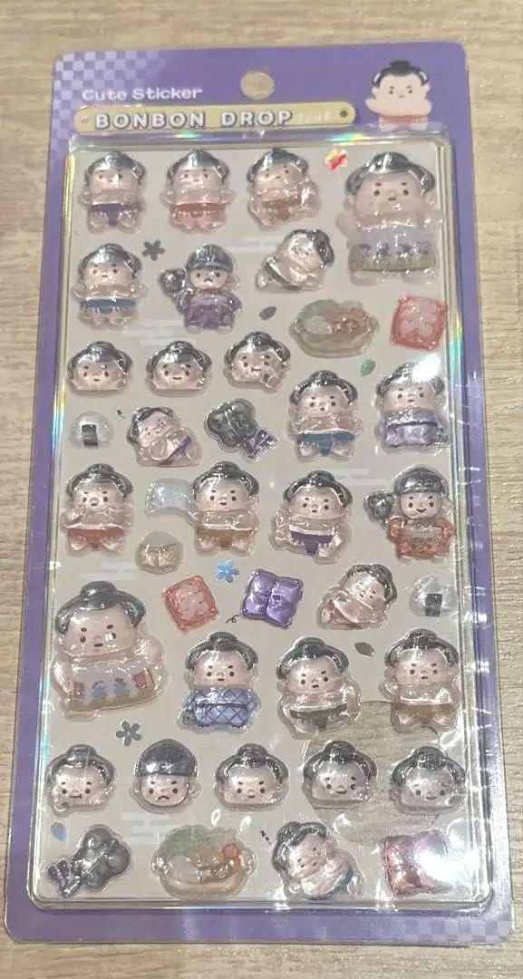 Amazon.co.jp: ボンボンドロップシール 和柄 お相撲さん : 文房具