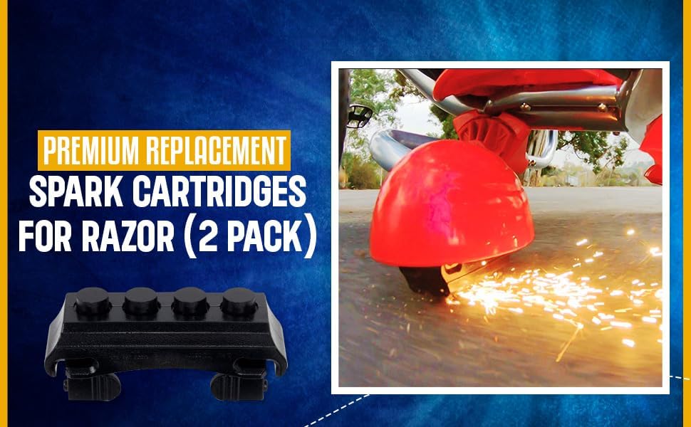 Miniatura 4 de Cartuchos de chispa de repuesto prémium para maquinilla de afeitar (paquete de 2)  Paquete de repuesto de cartucho de chispa de lujo para Razor