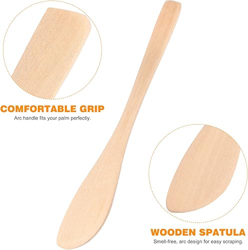Miniatura 3 de Gadpiparty Esparcidor de madera, paquete de 20 cuchillos de mantequilla de madera, esparcidor de queso de madera, postre de bambú, crema de