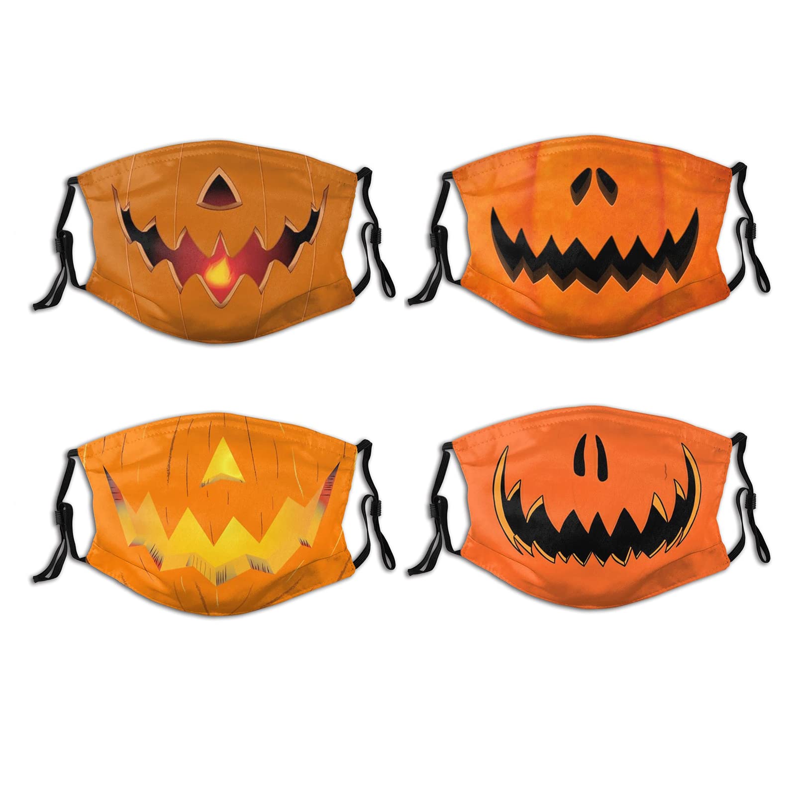 4 Pcs Skull Jack-O Flag