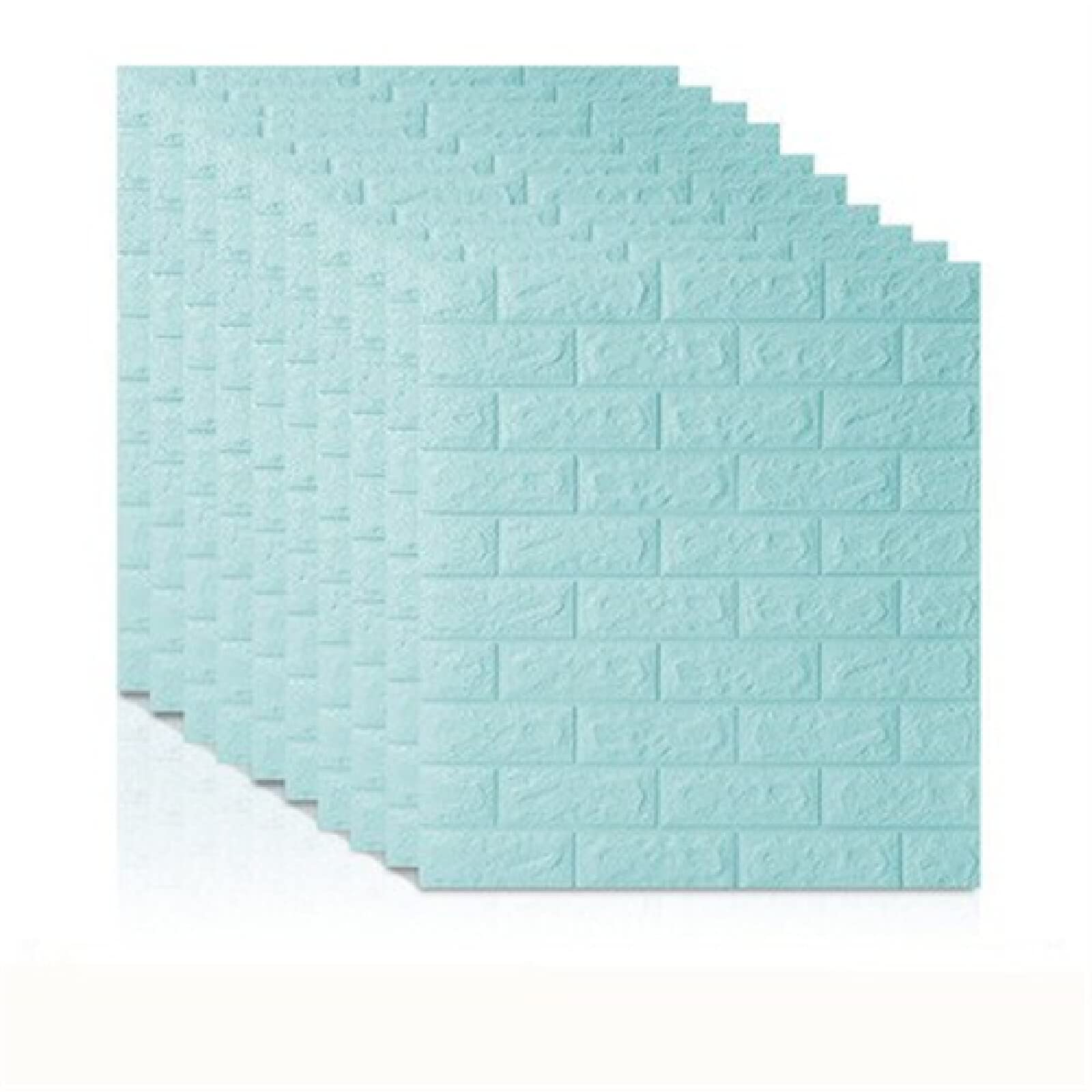 10 PZ 70 * 77 CM Adesivi murali impermeabili in schiuma Adesivi murali 3D Adesivi murali autoadesivi fai da te decorazione della parete della casa_77 X 70 X0,55 cm