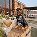 Estatua de Perro de jardín Imagen de Estatua de Perro de jardín