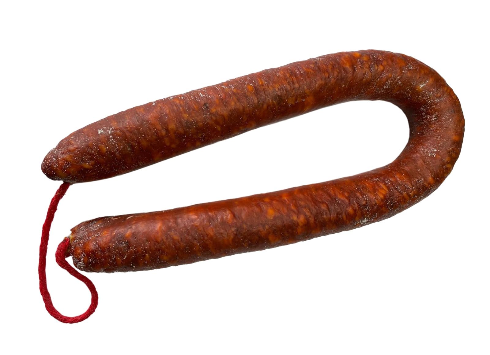 Chorizo ​​Espagnol Extra. Chorizo ​​​​Ficelle d'environ 500 gr. Snack salé idéal comme apéritif pour toute occasion. Produit artisanal. Chorizo ​​Herradura Espagnol 100% naturel. Gourmet food.
