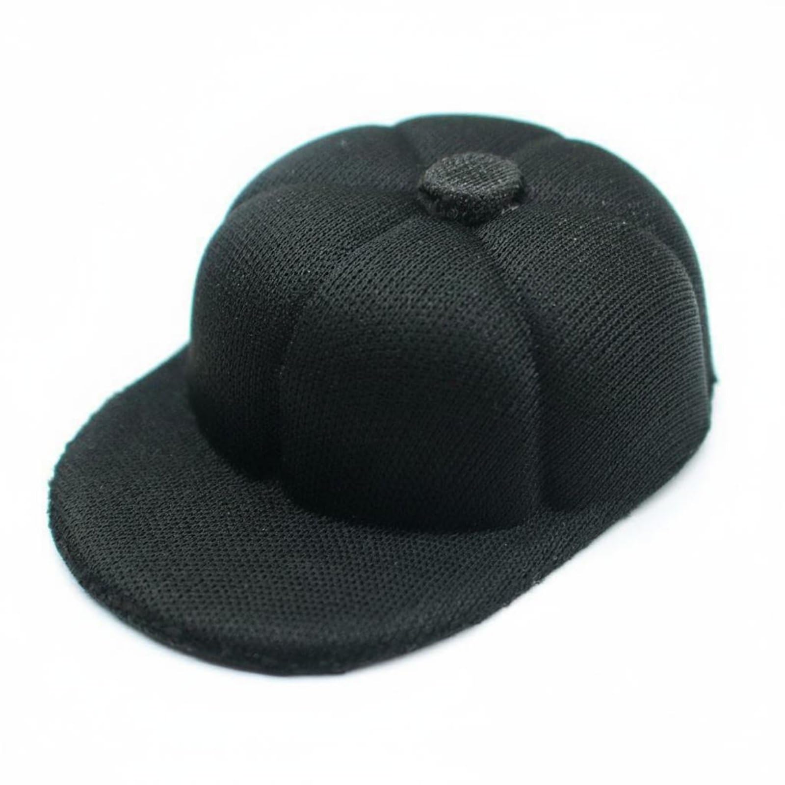 MotiveTech Doll Hat Mini Baseball Cap, Fashionable Doll Accessory, Trendy Tiny Cap for 18-Inch Dolls, Soft Stylish Hat for Dolls, Cute Photography Prop, Black