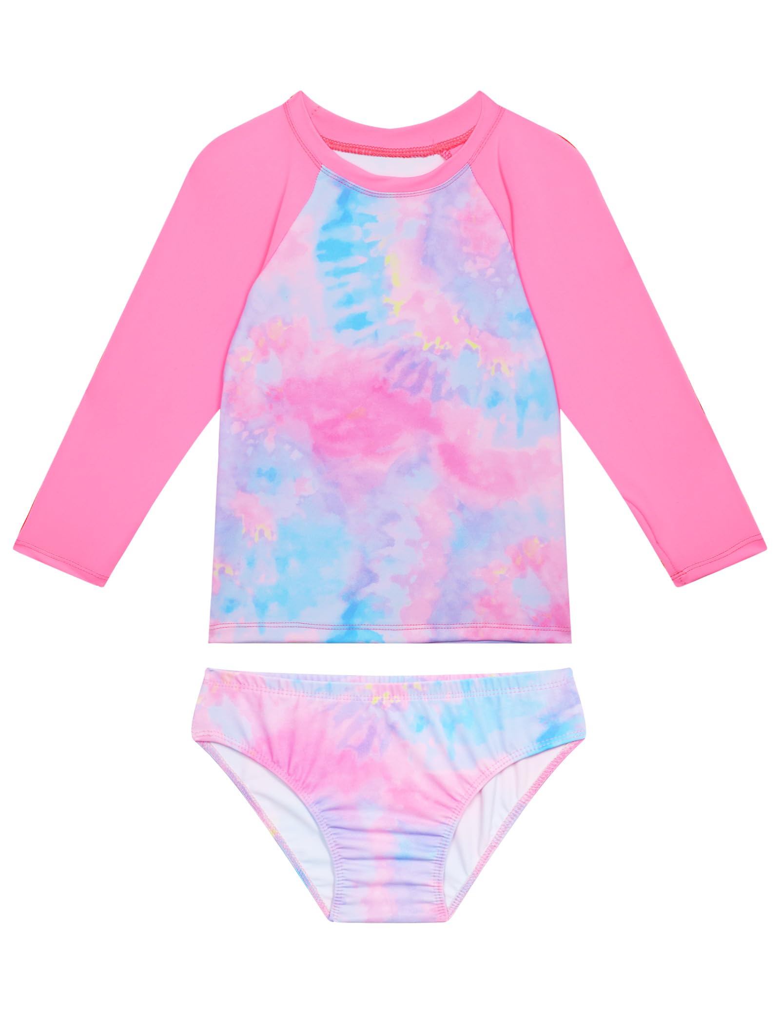 Snowheart Girls Swimsuit Long Sleeve Rash Guard