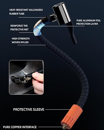 Miniatura 7 de Inflador de neumáticos, compresor de aire portátil, inflado rápido de 18000 mAh para automóviles, bomba de aire eléctrica de 150 PSI para neumáticos