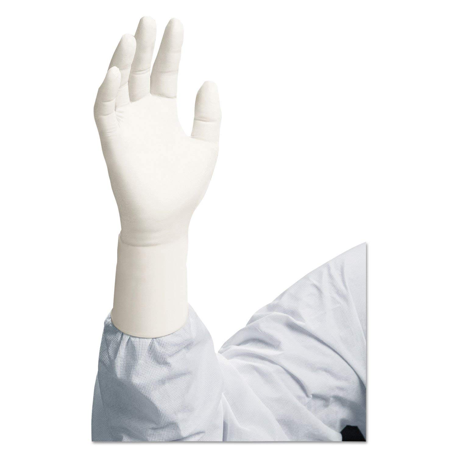 Kimberly-ClarkKimtech Pure G3 White Large Disposable Gloves - 12 in Length - Rough Finish - 62993 [PRICE is per BAG]