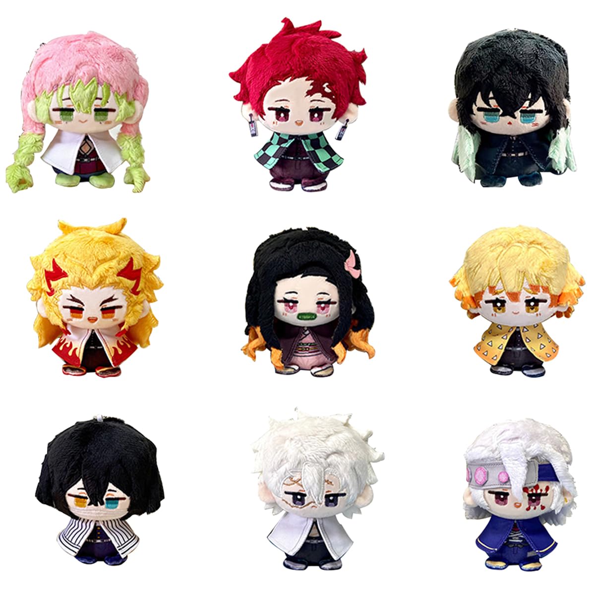 ☆鬼滅の刃 12cm ぬいぐるみ ・禰豆子・不死川・善逸・伊之助・宇髄天元 Amazon.co.jp: ぬいぐるみ 時透無一郎 炭治郎 禰豆子 我妻善逸