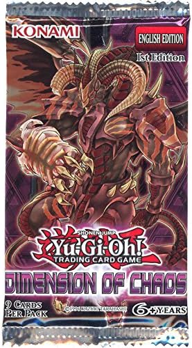 Amazon Com Yu Gi Oh Cards Dimension Of Chaos Booster Pack 9 Cards Toys Games