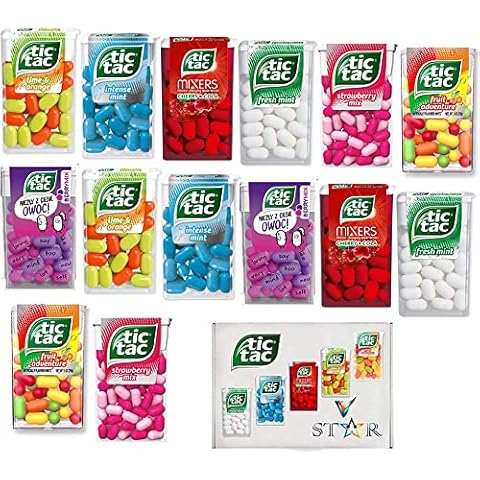 14 Mixed Tiic Tac Mint Flavors Collection Cover