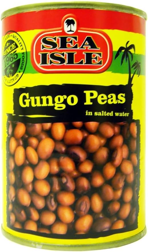 Sea Isle - Gungo Peas in Salted Water - 400g (Pack of 2)