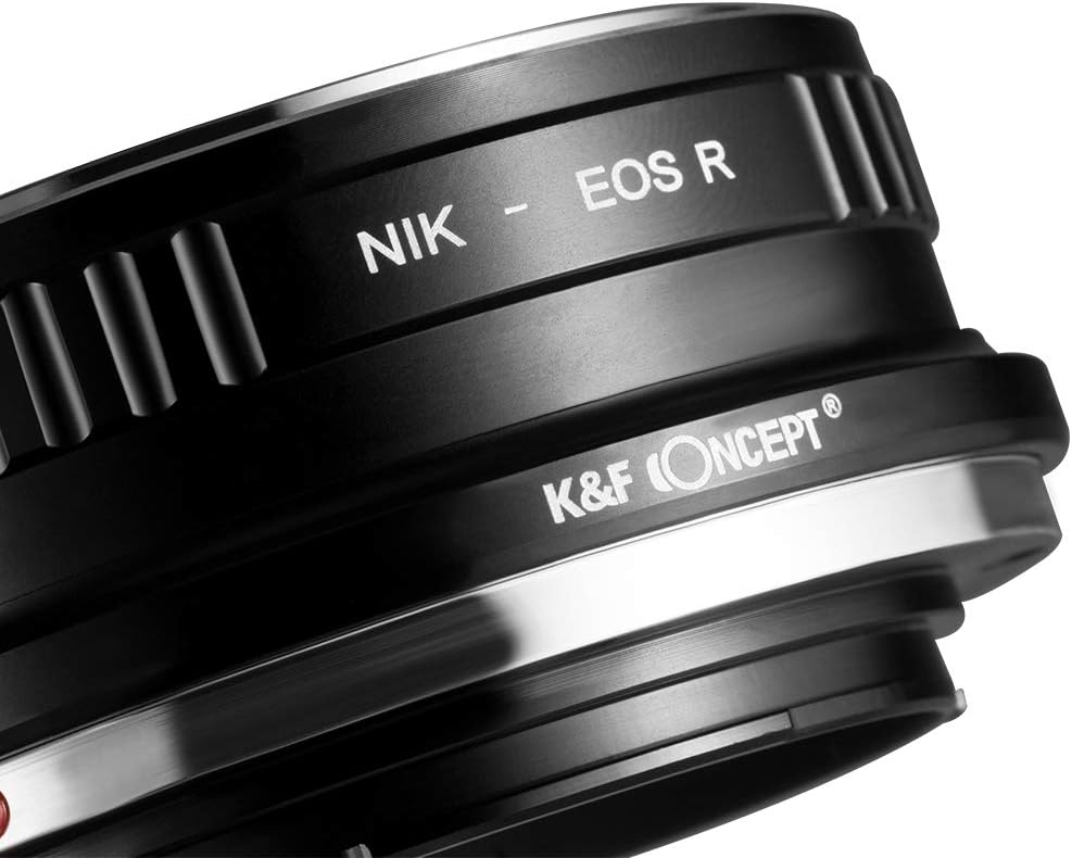 K&F Concept Lens Mount Adapter Compatible for NIK DSLR Lens to Canon EOS R Camera Body