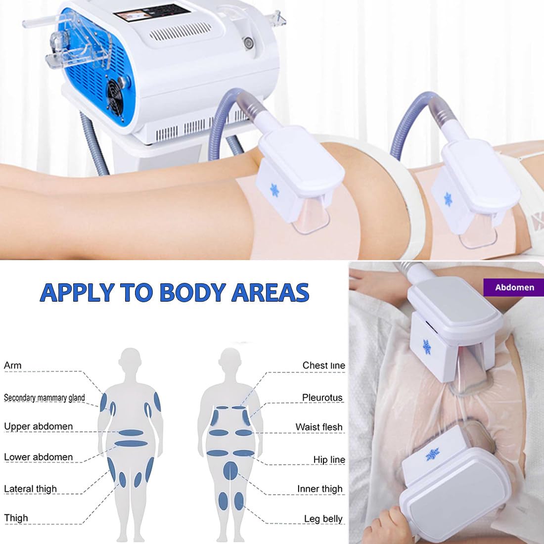 Macchina per Criolipolisi, crioterapia macchinario, Congelamento per Scolpire Il Corpo, Criolipolisi Macchina rimozione Grasso Professionale per Dimagrire La Pancia Cosce