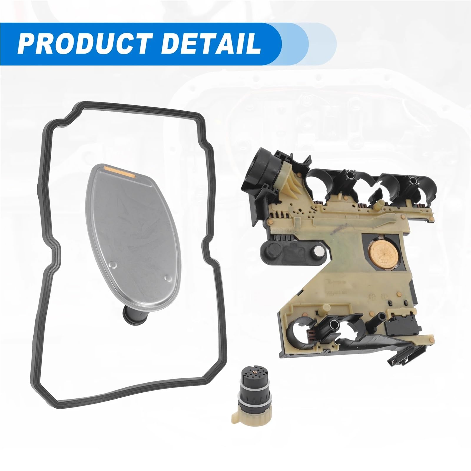 Cárter Estanque‌ Kit de Junta Filtro y Conector del Sensor Velocidad la Placa conductora transmisión Compatible con Chrysler 300 Compatible Luxury Cárter Recambio‌