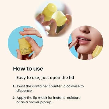2PCS Honey Lip Butter, 12hrs Long-lasting Moisture, Gentle Exfoliation, Hygienic Twist Dispenser,korean skin care
