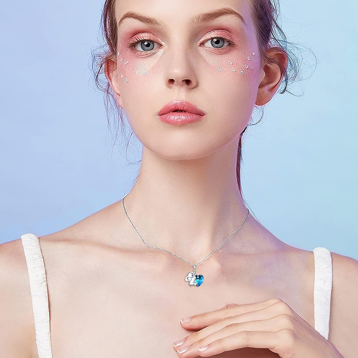 925 Sterling Silver Animal Necklace Elephant/Hummingbird/Horse/Cat/Dog/Fox/Owl Pendant Animal Jewelry Gift for Women - Image 3