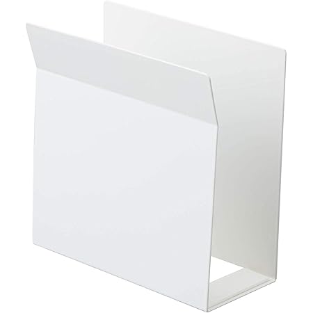 Amazon 山崎実業 Yamazaki マグネットトレーホルダー ホワイト 約w15xd6 5xh15cm プレート キッチントレー収納 円形トレー 収納可 5026 ティッシュケース ホルダー オンライン通販