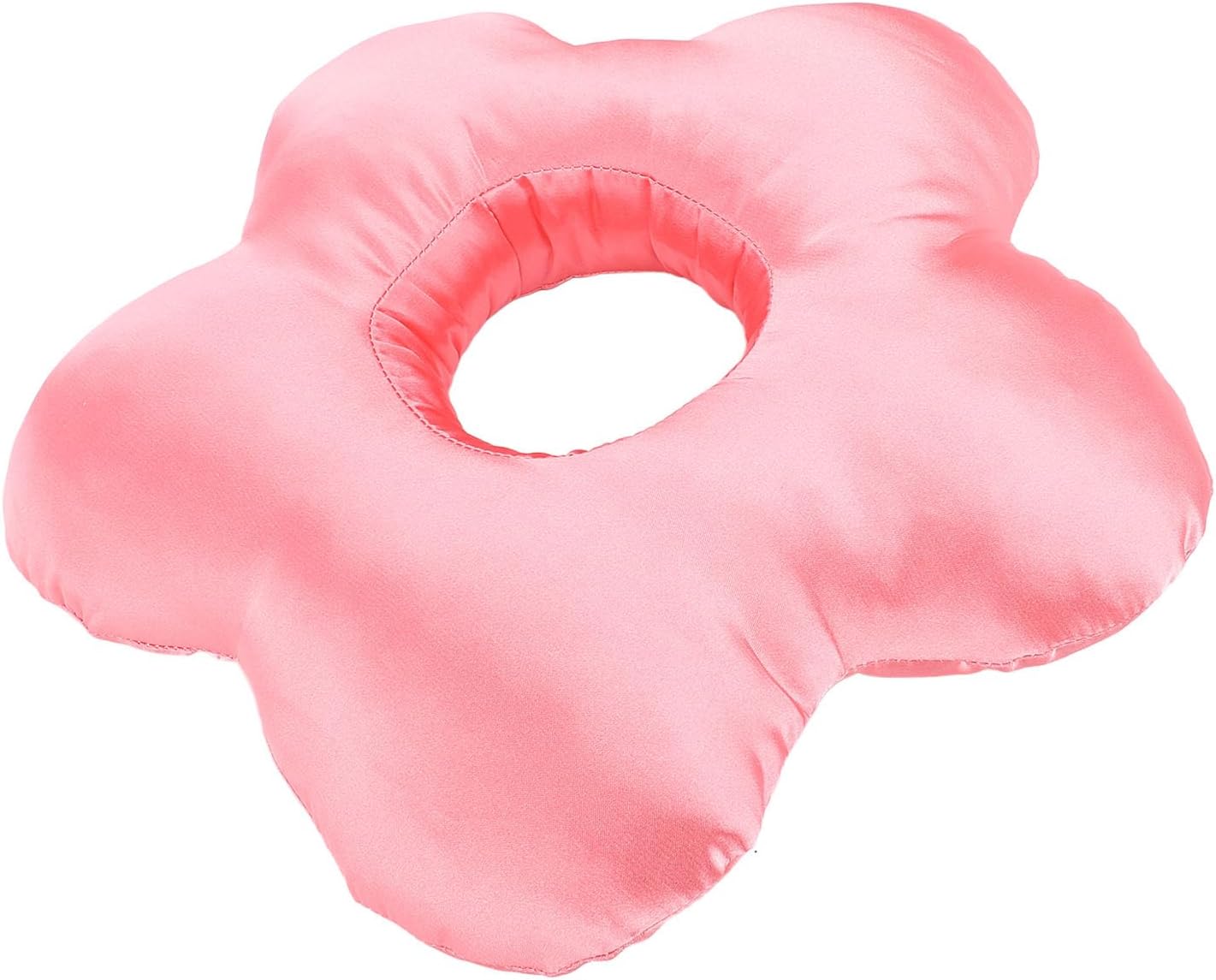Yoidesu Ear Piercing Pillow with Ear Hole for and Ear Pain Ear Inflammation Pressure Sores for Side Sleepers, Flower Shape Side Sleeping Pillow Ear Guard Pillow