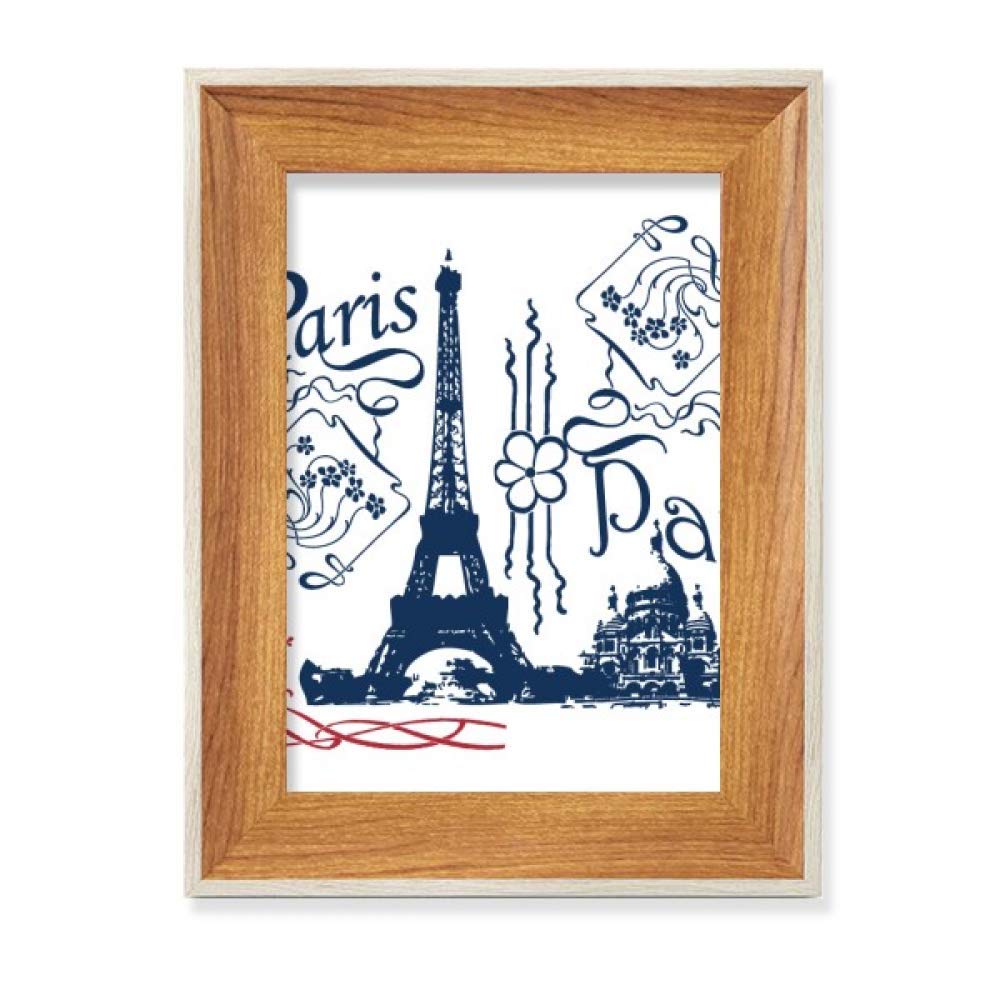 Tour Eiffel Dessin Cadre Photo Bois pour Sublimer Votre Intérieur