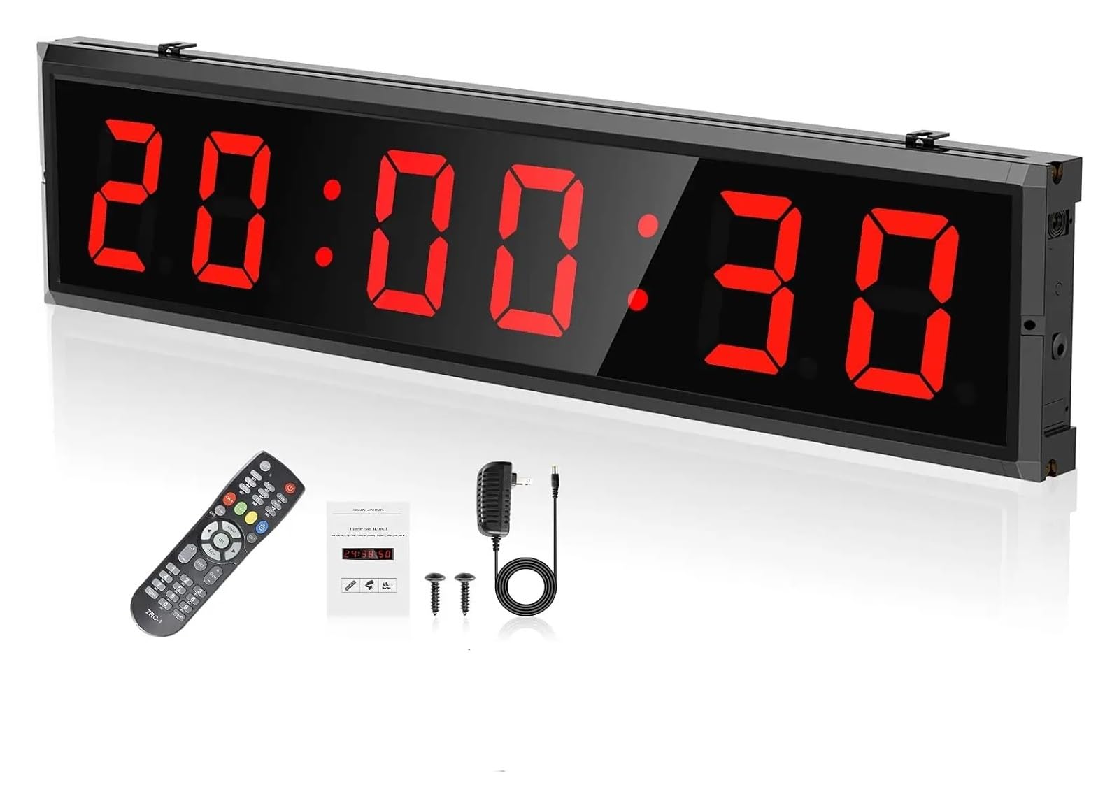 Gym Timer Countdown/Up Wall Clock Stopwatch Fitness Timer