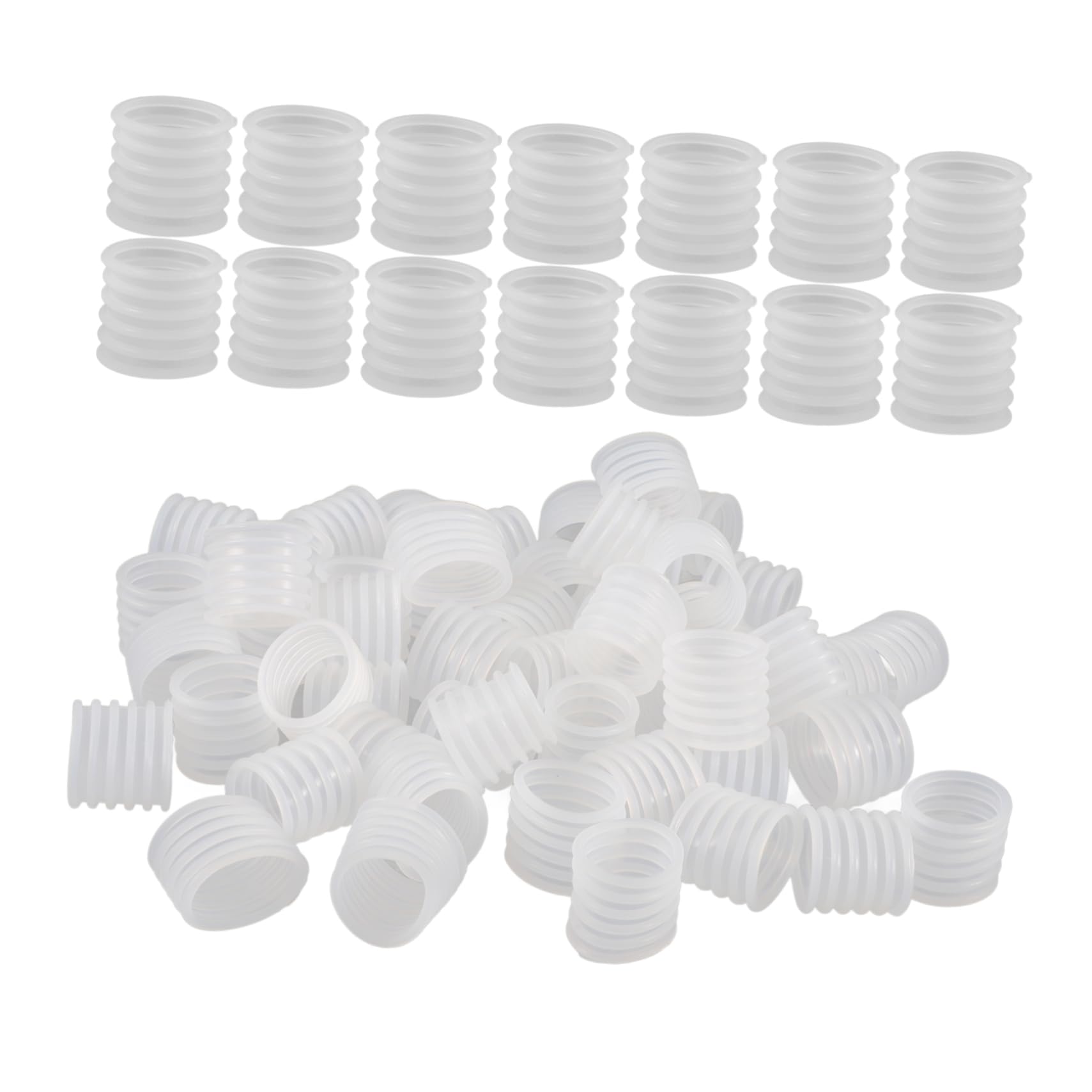 Cabilock 300piezas Fundas Antideslizantes para Perchas De Silicona Agarre para Hangers Accesorios para Ropa para Tiendas y